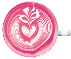 Beetroot latte