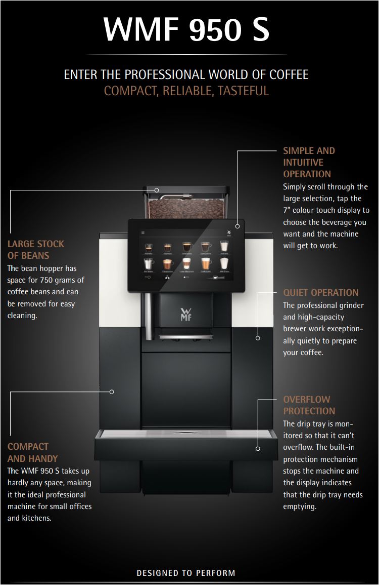 WMF 950s - Coffee Machine Features - From PureGusto