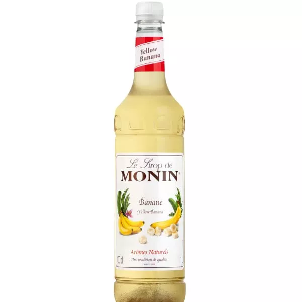 MONIN Yellow Banana Syrup - 1 Litre 