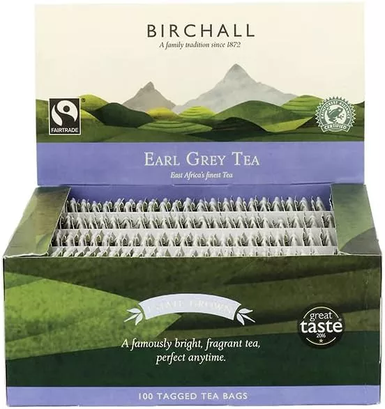 Birchall FairTrade Earl Grey String & Tag Tea Bags x 100