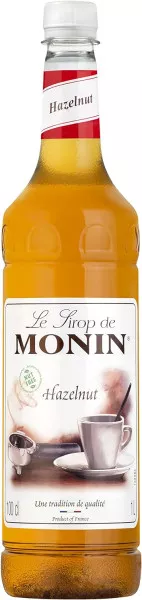 MONIN Nut Free Hazelnut Syrup - 1 Litre