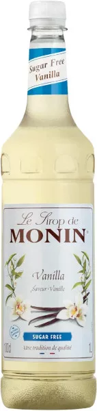 MONIN Sugar Free Vanilla Syrup - 1 Litre 