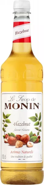 MONIN Hazelnut Syrup - 1 Litre