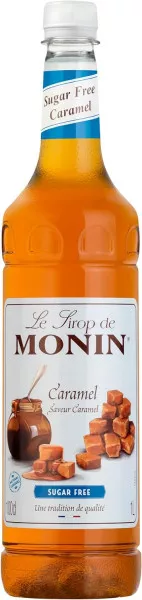 MONIN Sugar Free Caramel Syrup - 1 Litre