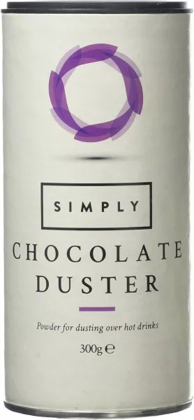 SIMPLY Chocolate Dusting Shaker Sprinkler Tub 300g