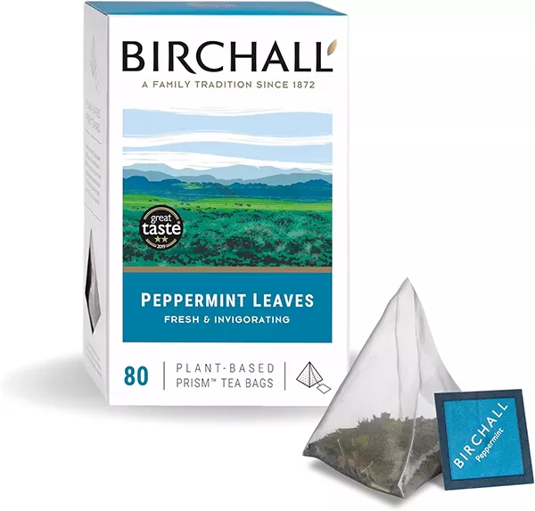 Birchall Peppermint Prism Tea Bags