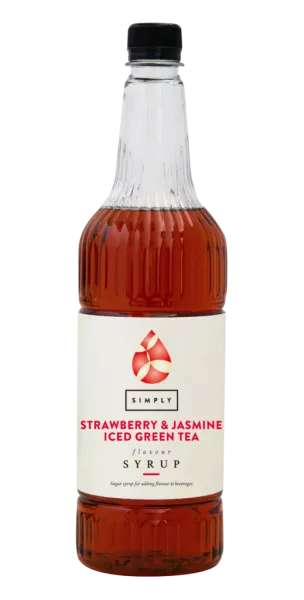 Simply Strawberry & Jasmine Iced Tea Syrup - 1 Litre