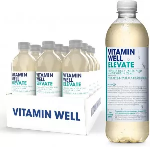 Vitamin Well - ELEVATE- Pineapple & Wild Strawberry Functional Vitamin Water x 12 x 500ml