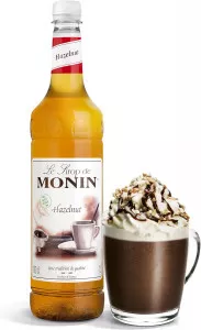 MONIN Nut Free Hazelnut Syrup - 1 Litre (small image 2)