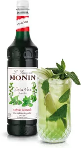 MONIN Green Mint Syrup - 1 Litre (small image 2)