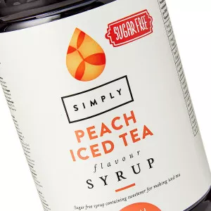 Simply SUGAR FREE Peach Iced Tea Syrup - 1 Litre  (small image 2)