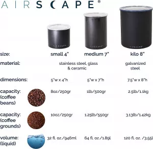 Airscape Coffee Fresh Vacuum Storage Canisters (small image 4)