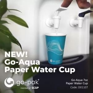 GO-AQUA 7oz Cold Drink Paper Cups x 1000 (small image 3)