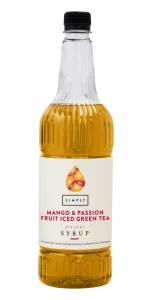 Simply Mango & Passion Fruit Iced Tea Syrup - 1 Litre