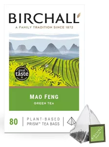 Birchall Mao Feng Green Tea Prism Tea Bags