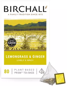 Birchall Lemongrass & Ginger Prism Tea Bags