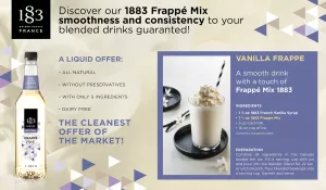 Routin 1883 - Liquid Frappe / Shake Base Mix - 1 Litre (small image 2)