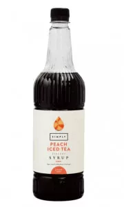 Simply Peach Iced Tea Syrup - 1 Litre