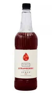 Simply Strawberry Syrup - 1 Litre (small image 1)