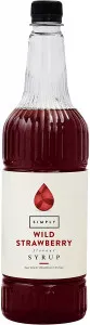 Simply PURE - Premium Wild Strawberry Syrup - 1 Litre