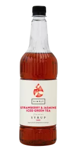 Simply Strawberry & Jasmine Iced Tea Syrup - 1 Litre