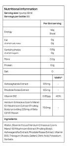 Bloomin Lions Mane Super Blend Mushroom Focus Shot - 750ml (small image 5)