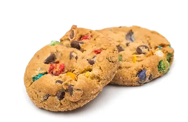 GUSTO Cookies - Rainbow Dot Chunk x 6