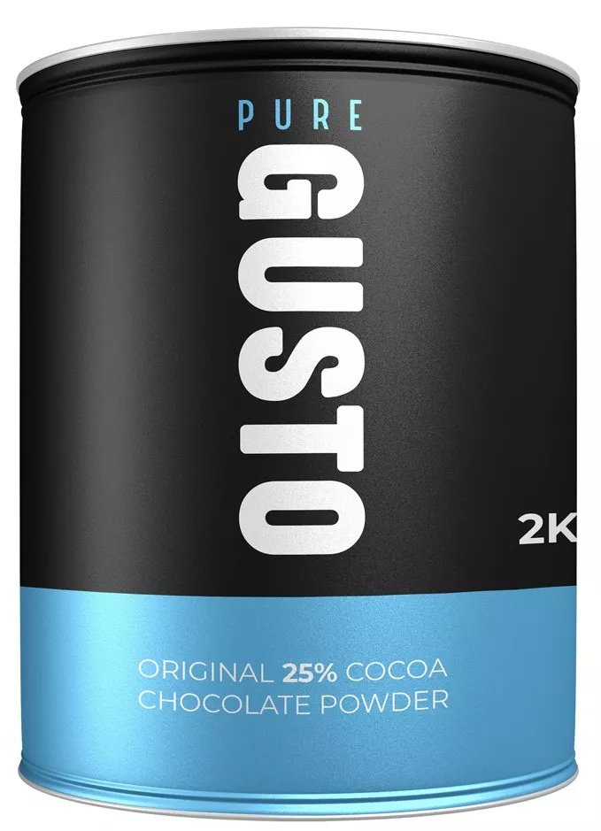 GUSTO Original 25% Vegan Hot Chocolate Tin 2KG