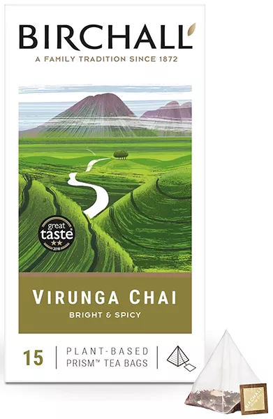 Birchall Virunga Chai Prism Tea Bags