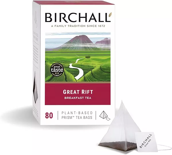 Birchall Great Rift Breakfast Blend Prism Tea Bags