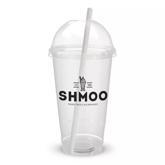 Shmoo Branded Plastic Cups & Lids Pack