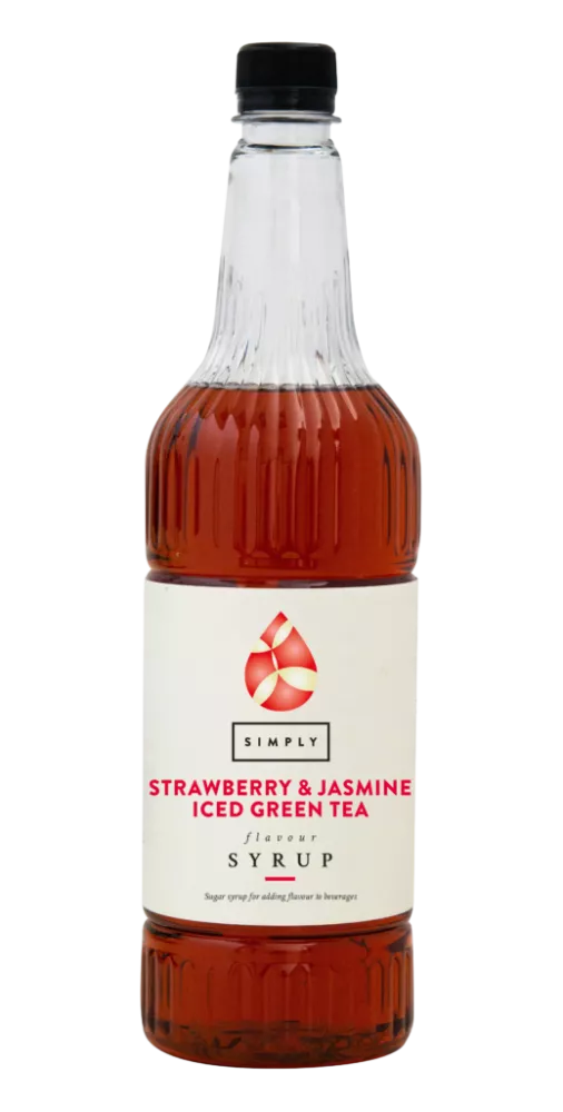 Simply Strawberry & Jasmine Iced Tea Syrup - 1 Litre